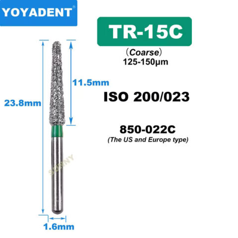 Dental Diamond Burs TR Coarse for High Speed 10Pcs/Pack