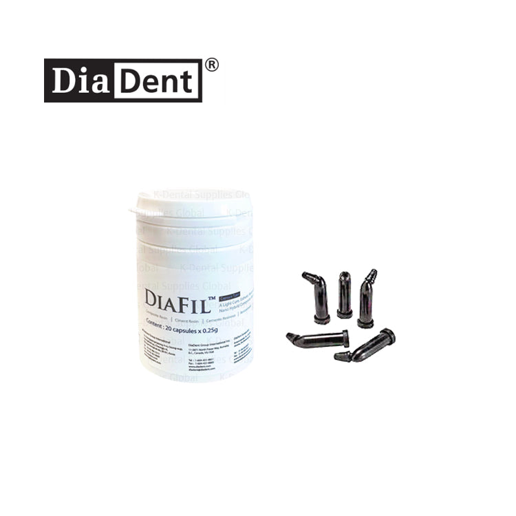 DiaFil Light-Cured Nanohybrid Composite Dental Capsule Resin