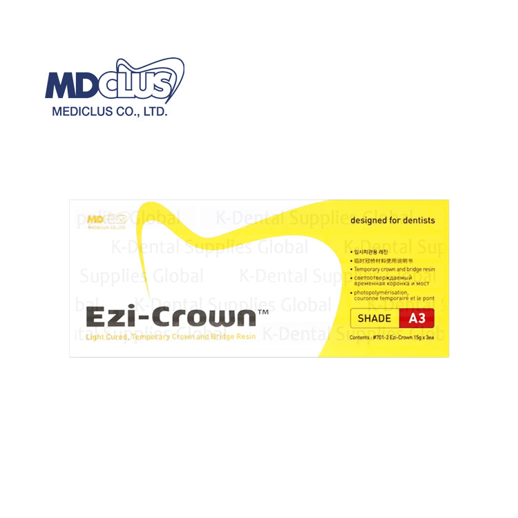 Ezi-Crown Light cured, temporary crown and bridge resin 15g x 2ea