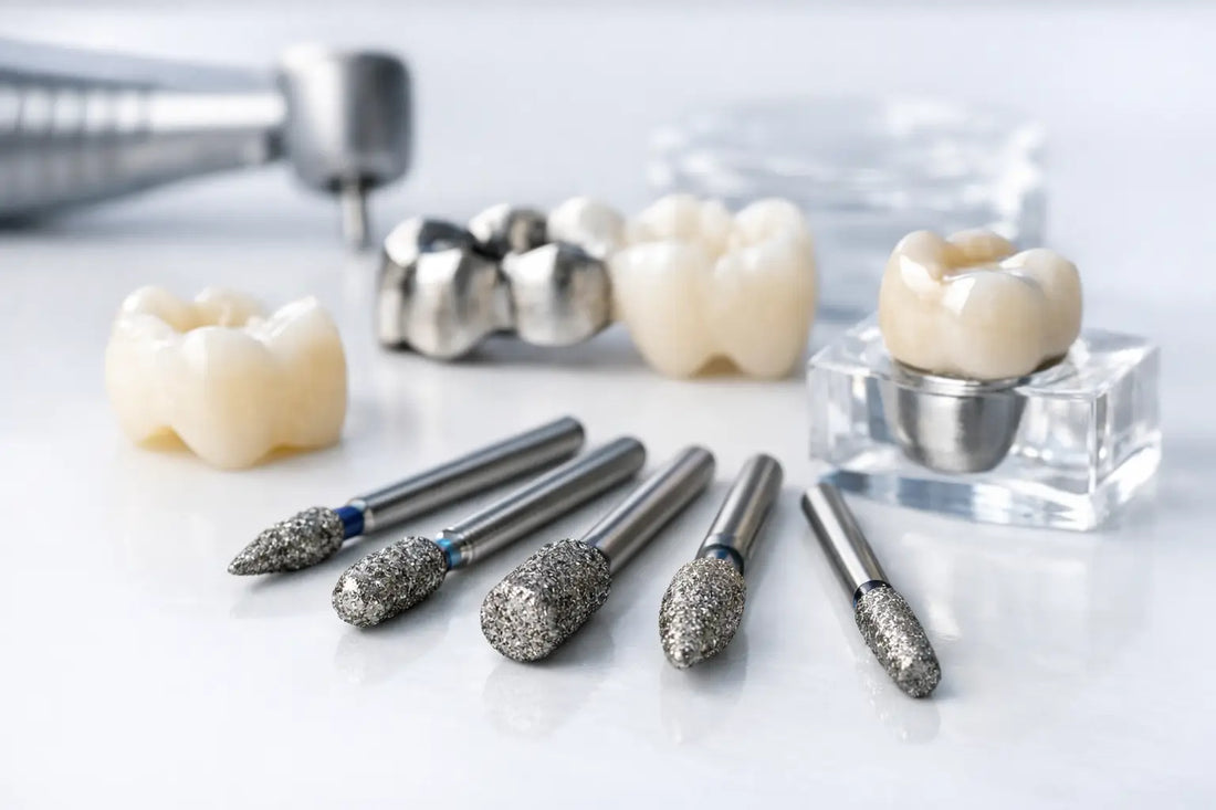 Diamond Stone Bur Guide for Zirconia, PFM, E.max & Ceramic