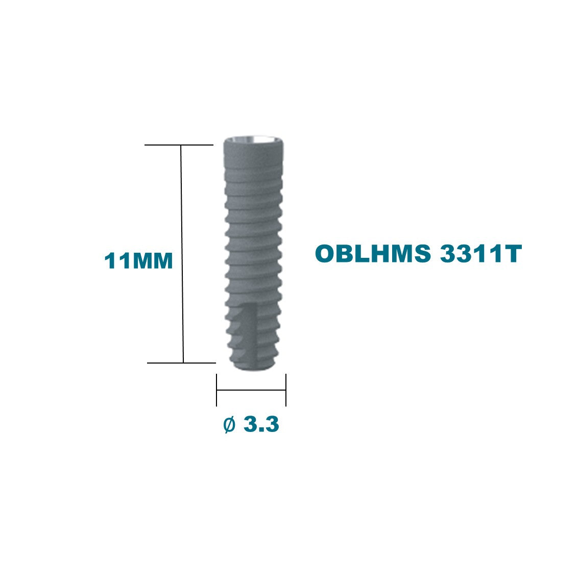 [Bone Level Tapered] Fixture Internal Hex 2.5mm(Regular) FDA/CE Made in Korea