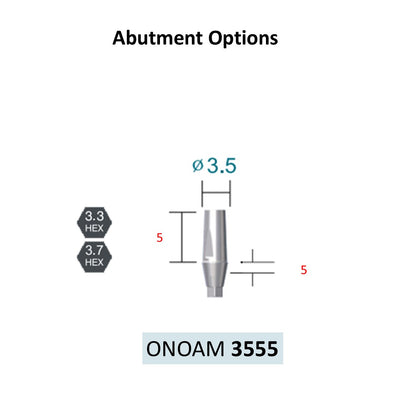 [Bone Level Tapered] BestDuo Abutment Diameter 3.5/4.0/4.8/5.5