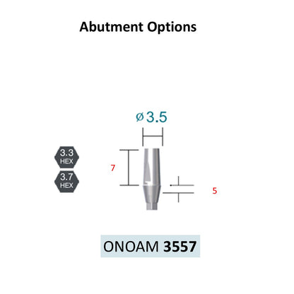 [Bone Level Tapered] BestDuo Abutment Diameter 3.5/4.0/4.8/5.5