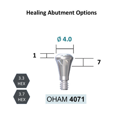 [Bone Level Tapered] Healing Abutment FDA/CE Made in Korea