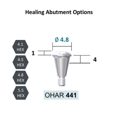 [Bone Level Tapered] Healing Abutment FDA/CE Made in Korea