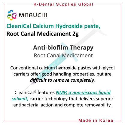 CleaniCal Calcium Hydroxide paste, Root Canal Medicament 2g