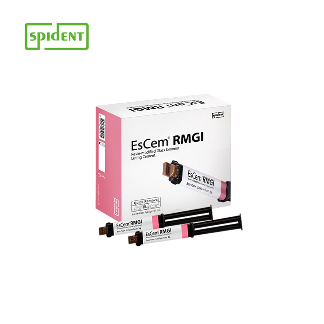 EsCem RMGI Resin-modified Glass Ionomer Luting Cement 9g x 2 syringes