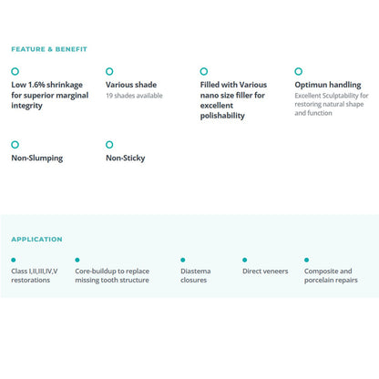 Nexcomp Nano Hybrid Dental Composite Resin 4g