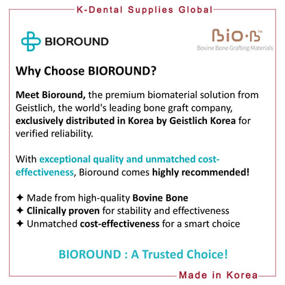 BIO-B Bovine Bone Grafting Materials Vial Small/Large Particle Size Weight 5 types