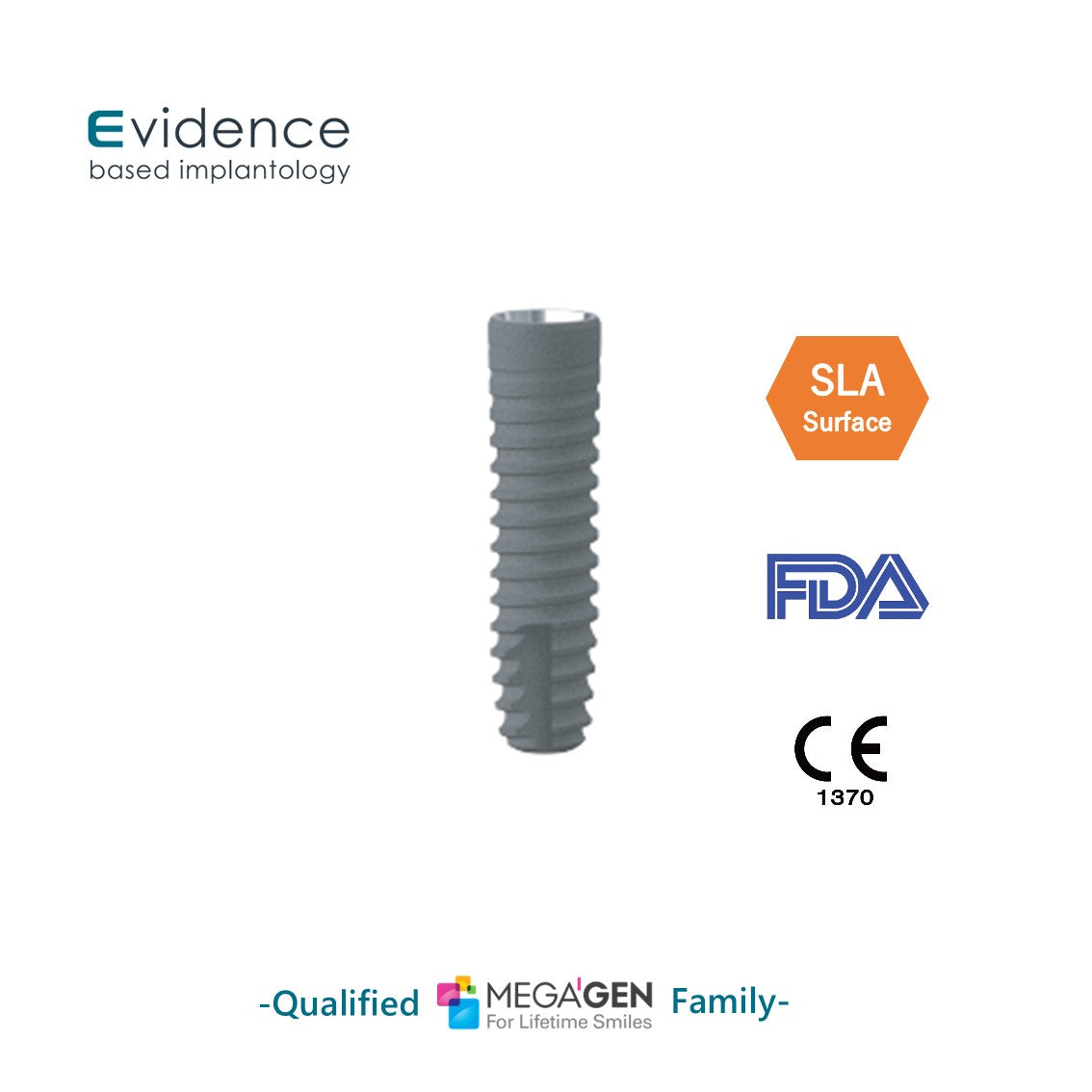 [Bone Level Tapered] Fixture Internal Hex 2.1mm(Mini) FDA/CE Made in Korea