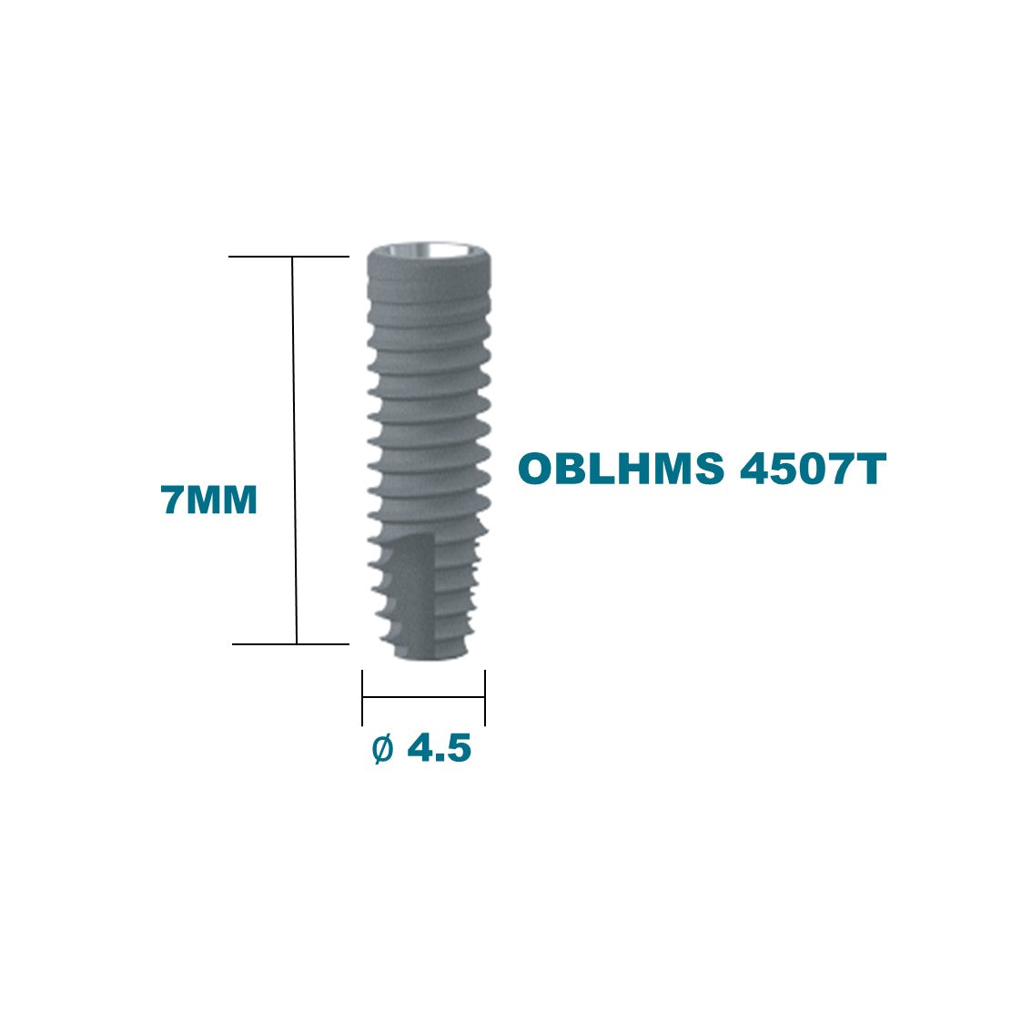 [Bone Level Tapered] Fixture Internal Hex 2.5mm(Regular) FDA/CE Made in Korea