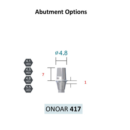 [Bone Level Tapered] BestDuo Abutment Diameter 3.5/4.0/4.8/5.5