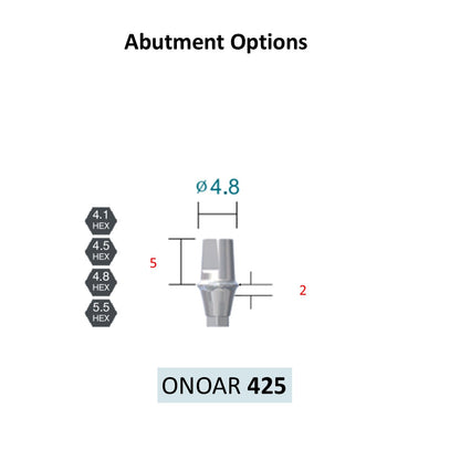 [Bone Level Tapered] BestDuo Abutment Diameter 3.5/4.0/4.8/5.5