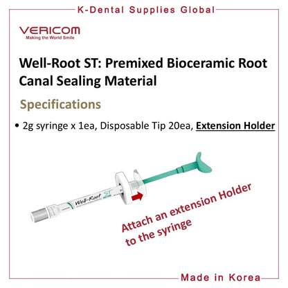 Well-Root ST Premixed Bioceramic Root Canal Sealing Material 2g