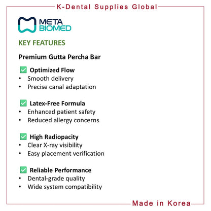 Dental Obturation Gutta Percha Bar 100pcs