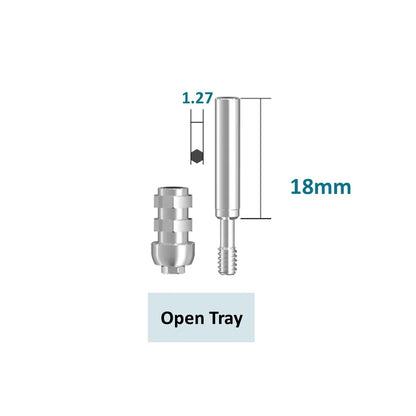[Tissue Level Precision] Impression Coping Open/Closed Tray, Regular/Wide Size
