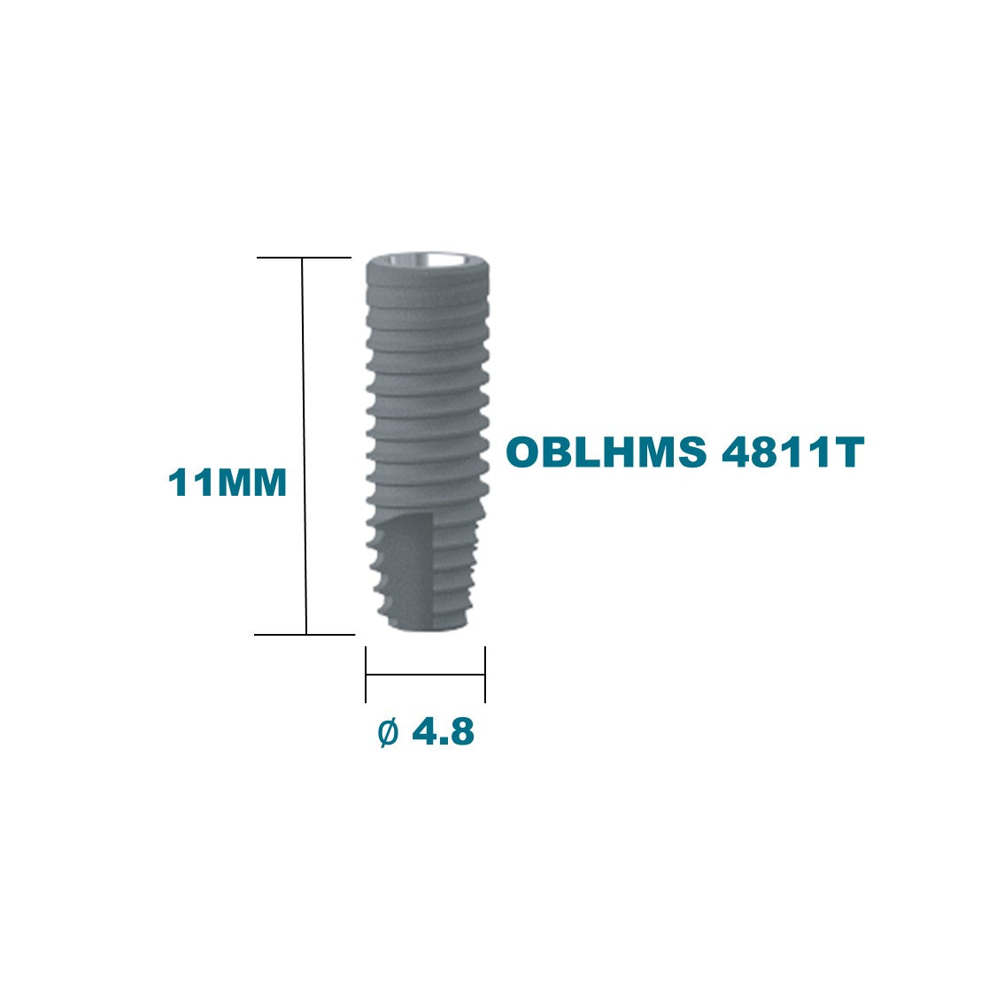 [Bone Level Tapered] Fixture Internal Hex 2.5mm(Regular) FDA/CE Made in Korea