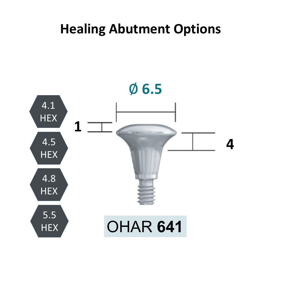 [Bone Level Tapered] Healing Abutment FDA/CE Made in Korea
