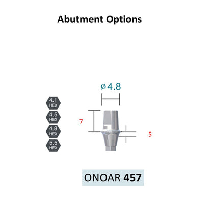 [Bone Level Tapered] BestDuo Abutment Diameter 3.5/4.0/4.8/5.5