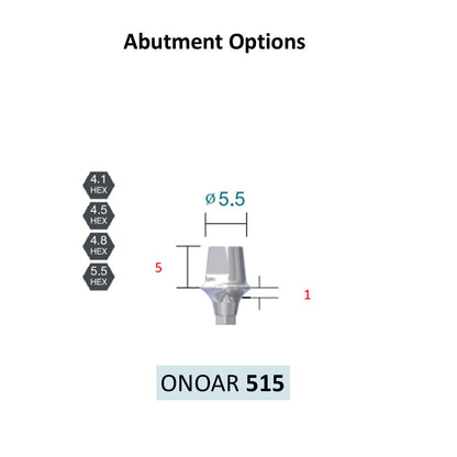 [Bone Level Tapered] BestDuo Abutment Diameter 3.5/4.0/4.8/5.5
