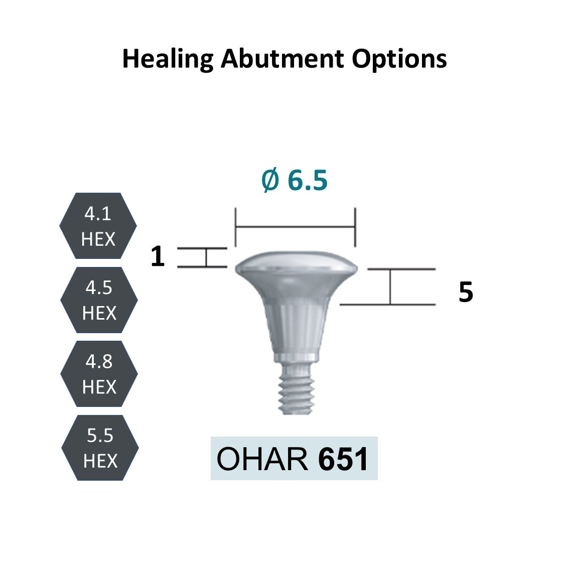 [Bone Level Tapered] Healing Abutment FDA/CE Made in Korea