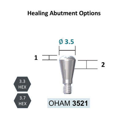 [Bone Level Tapered] Healing Abutment FDA/CE Made in Korea