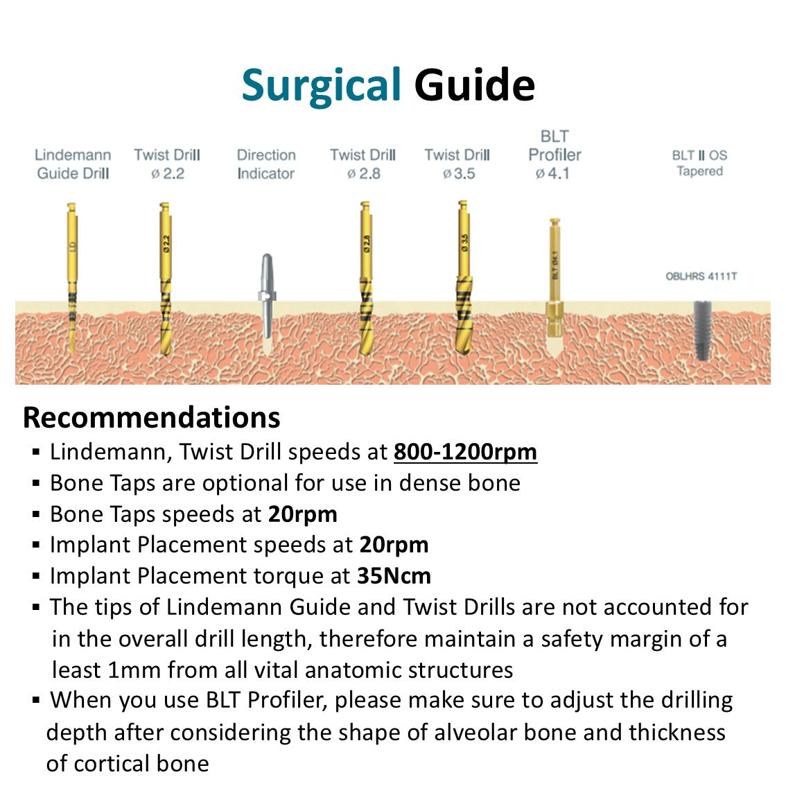 [Bone Level Tapered] OS Implant Surgical Kit