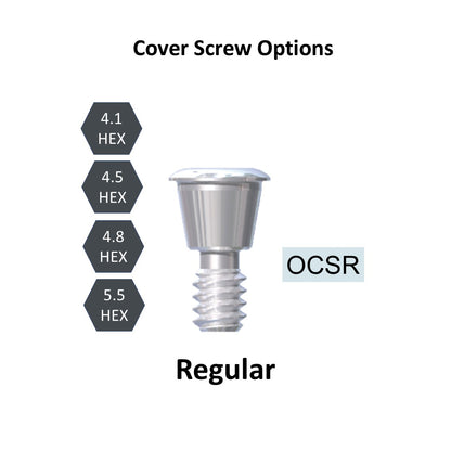 [Bone Level Tapered] Cover Screw Mini & Regular FDA/CE Made in Korea