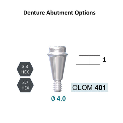 [Bone Level Tapered] Denture Abutment