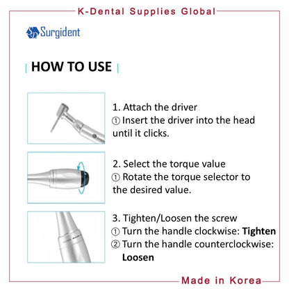 SD-Torque Implant Torque Driver Wrench