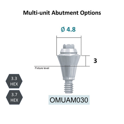 [Bone Level Tapered] Multi-Unit Abutment (Diameter Ø4.8)