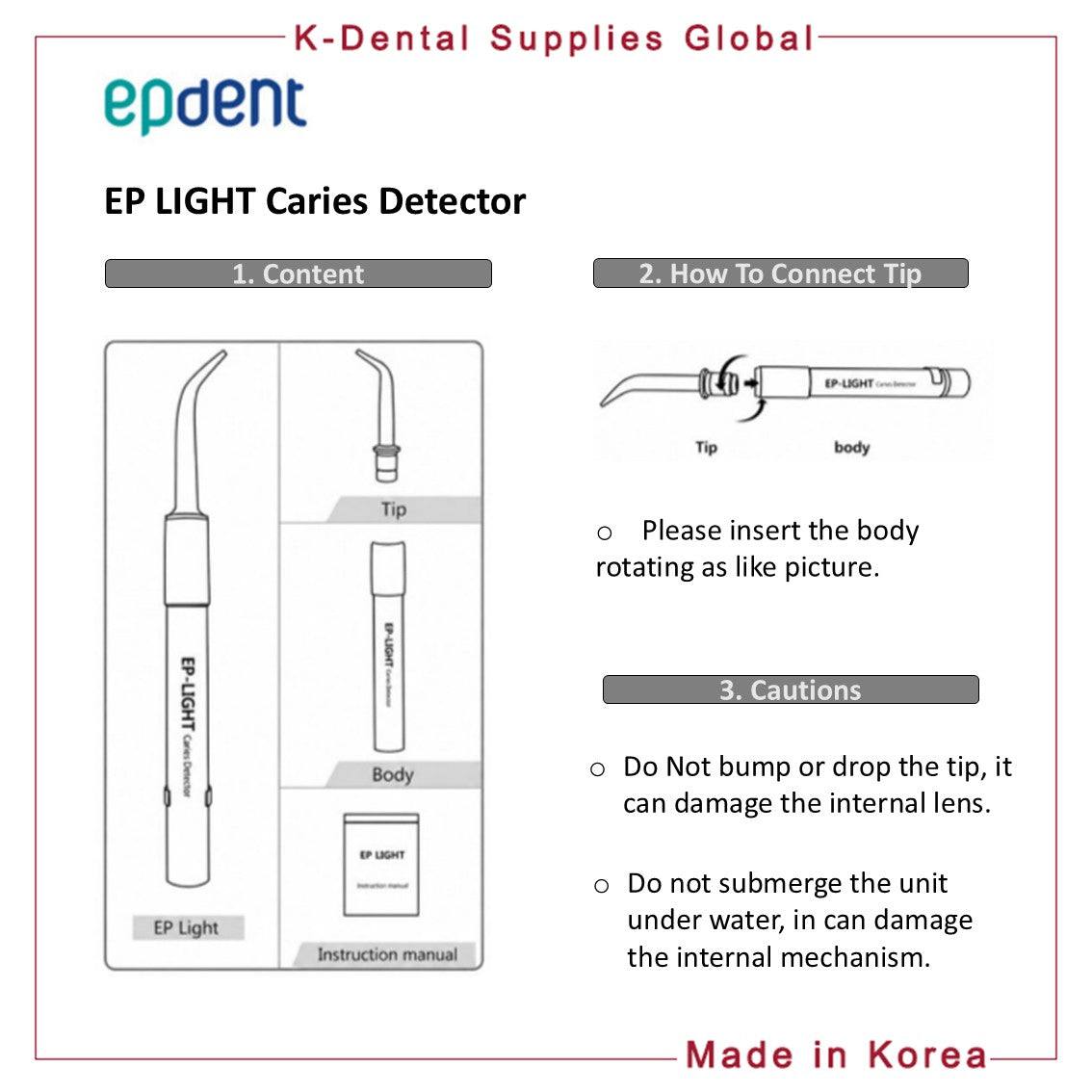 EP LIGHT Caries Detector