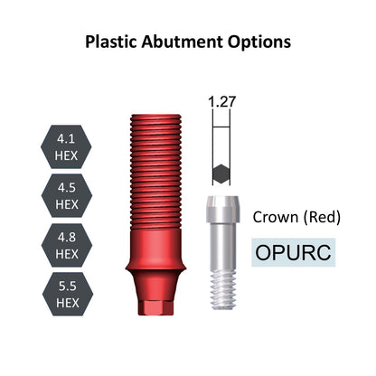 [Bone Level Tapered] Plastic Abutment