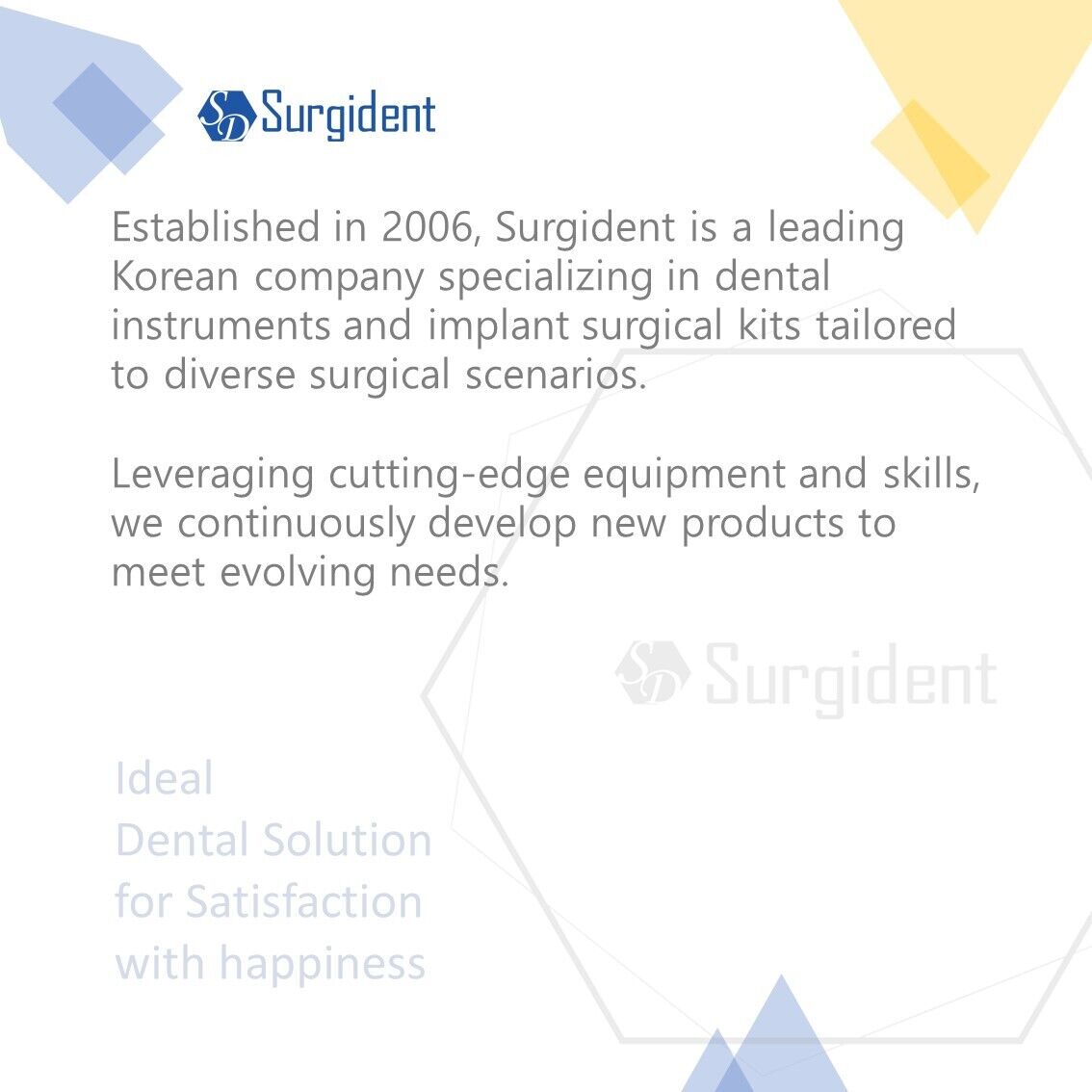 Surgident Periosteal Elevator Dental Surgical Instrument 6 types