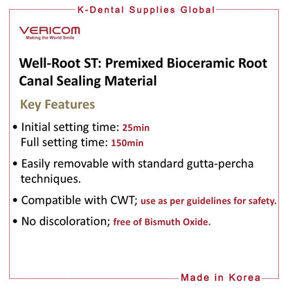 Well-Root ST Premixed Bioceramic Root Canal Sealing Material 2g