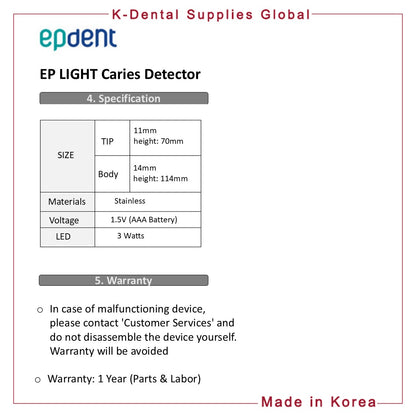 EP LIGHT Caries Detector
