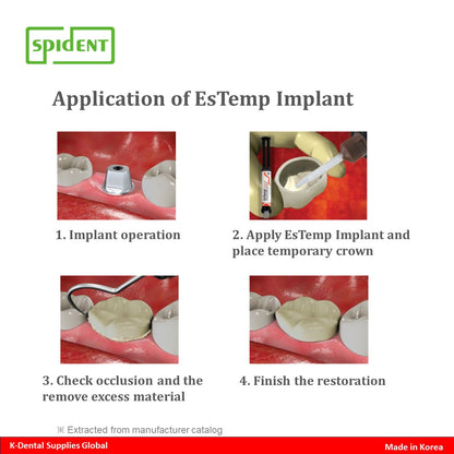 EsTemp Implant Temporary Resin Cement 8g