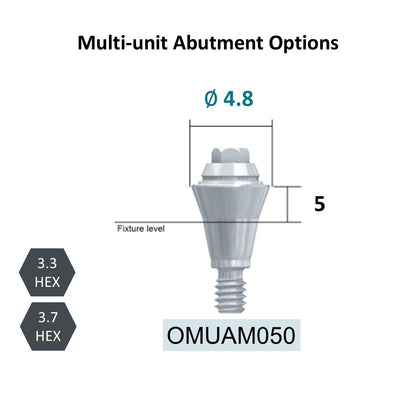 [Bone Level Tapered] Multi-Unit Abutment (Diameter Ø4.8)