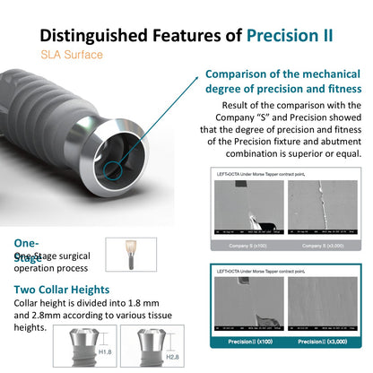 [Tissue Level Precision] Fixture Neck Diameter 4.8 Octa Compatible with Straumann, ITI Types
