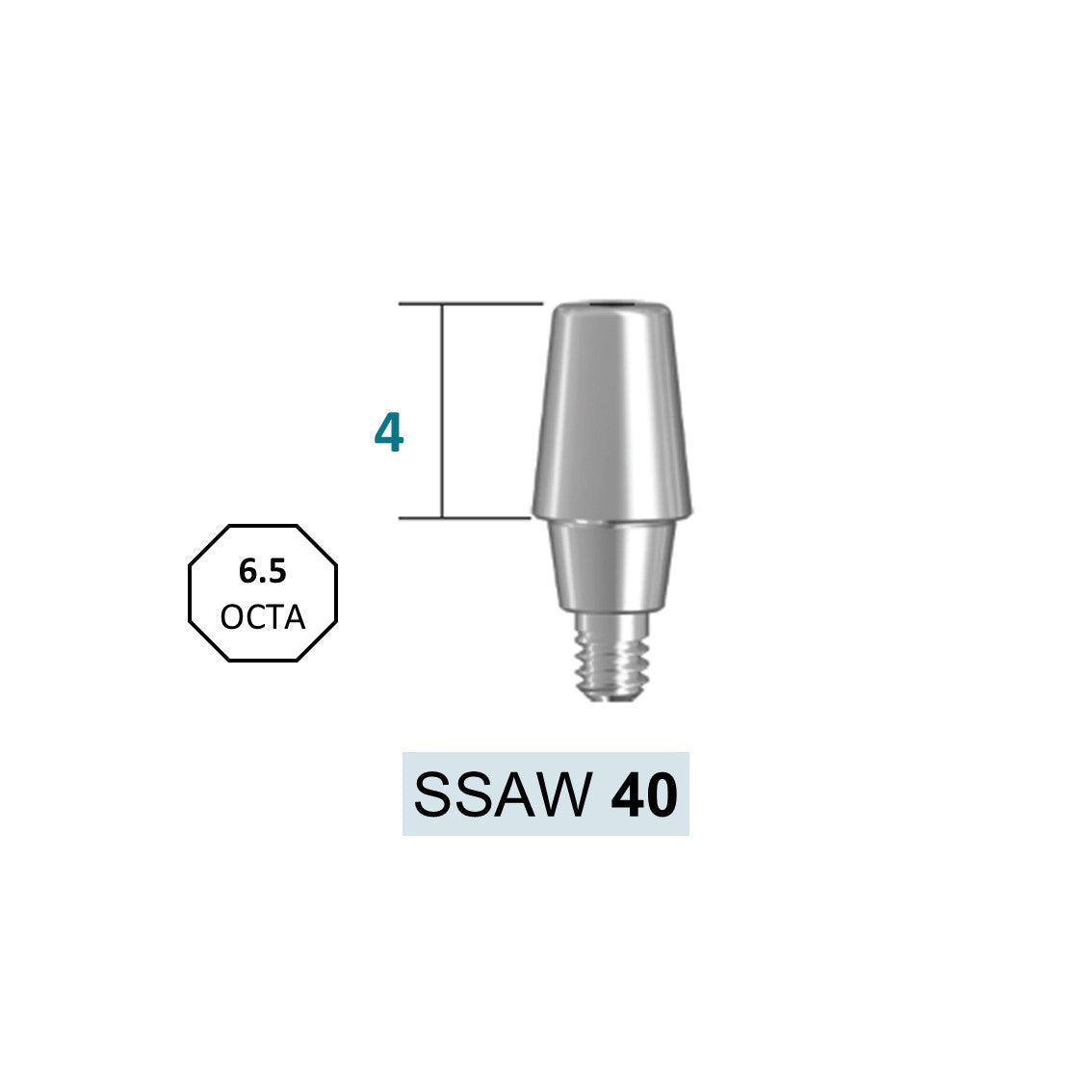 [Tissue Level Precision] Solid Abutment