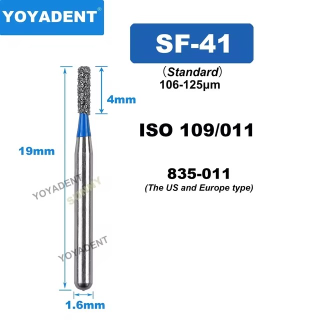 Dental Diamond Burs SF type for High Speed 10pcs/Pack