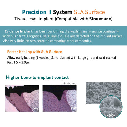[Tissue Level Precision] Fixture Neck Diameter 6.5 Octa Compatible with Straumann, ITI Types