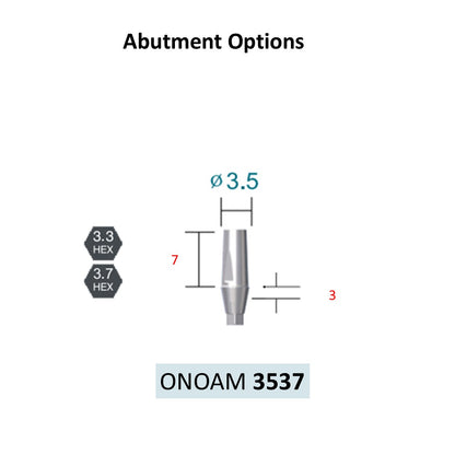 [Bone Level Tapered] BestDuo Abutment Diameter 3.5/4.0/4.8/5.5