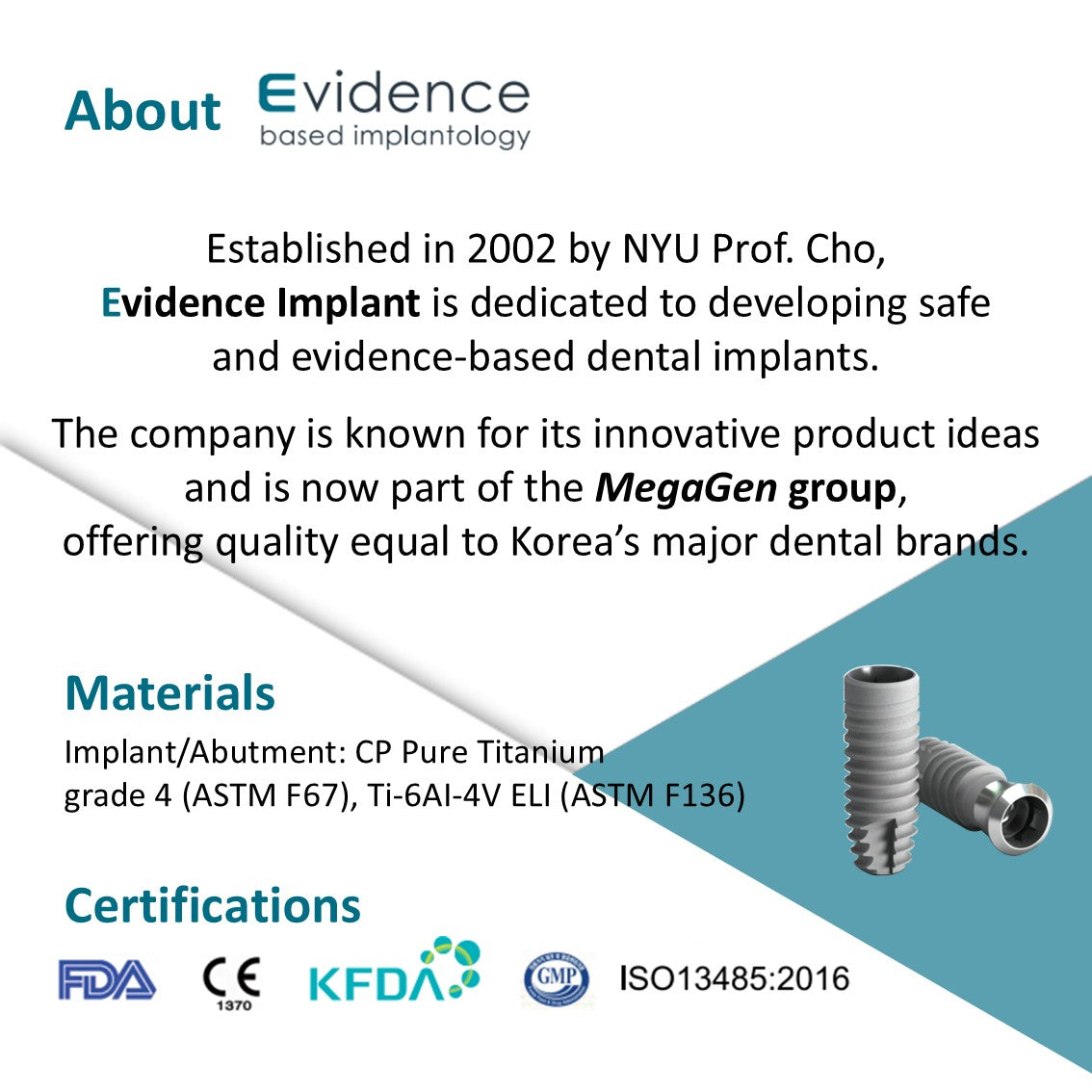 [Tissue Level Precision] Fixture Neck Diameter 6.5 Octa Compatible with Straumann, ITI Types