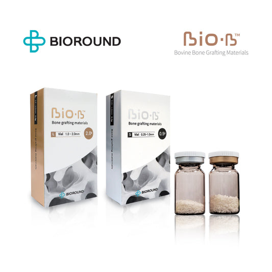 BIO-B Bovine Bone Grafting Materials Vial Small/Large Particle Size Weight 5 types
