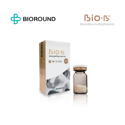 BIO-B Bovine Bone Grafting Materials Vial Small/Large Particle Size Weight 5 types