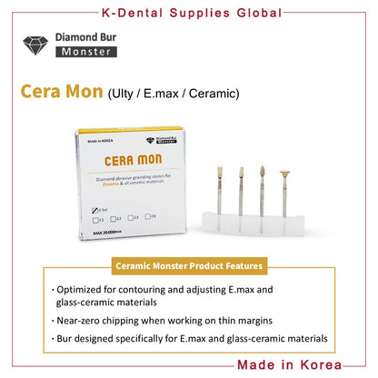 Cera Mon Diamond Stone Bur(Ulty / E.max / Ceramic)