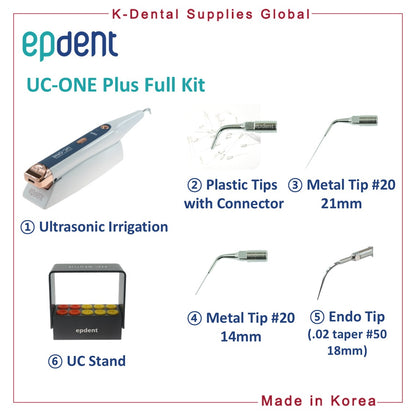 Epdent UC-ONE Plus Wireless Ultrasonic Irrigation Device Full Kit