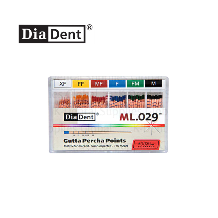 Dental Millimeter Marked Gutta Percha Points ML.029 All Sizes