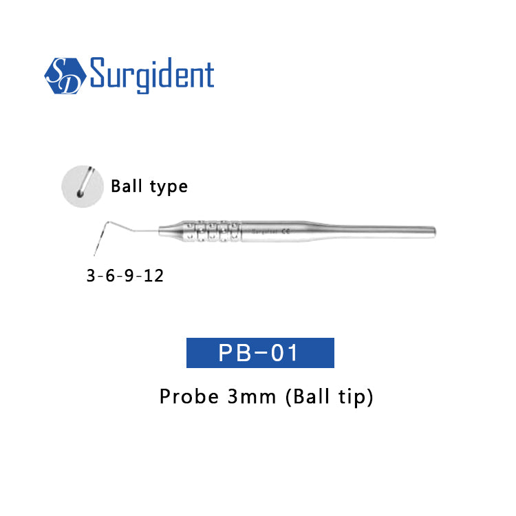 Prob Instrument Dental Probe Generic Instrument 3 types – K-Dental Supplies Global